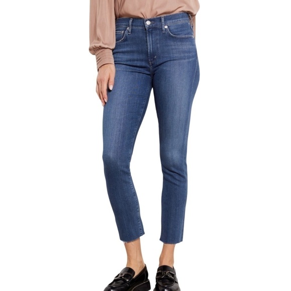 Agolde Sophie High Rise Crop Skinny Stretch Denim Jeans Women’s 26 - Picture 1 of 16